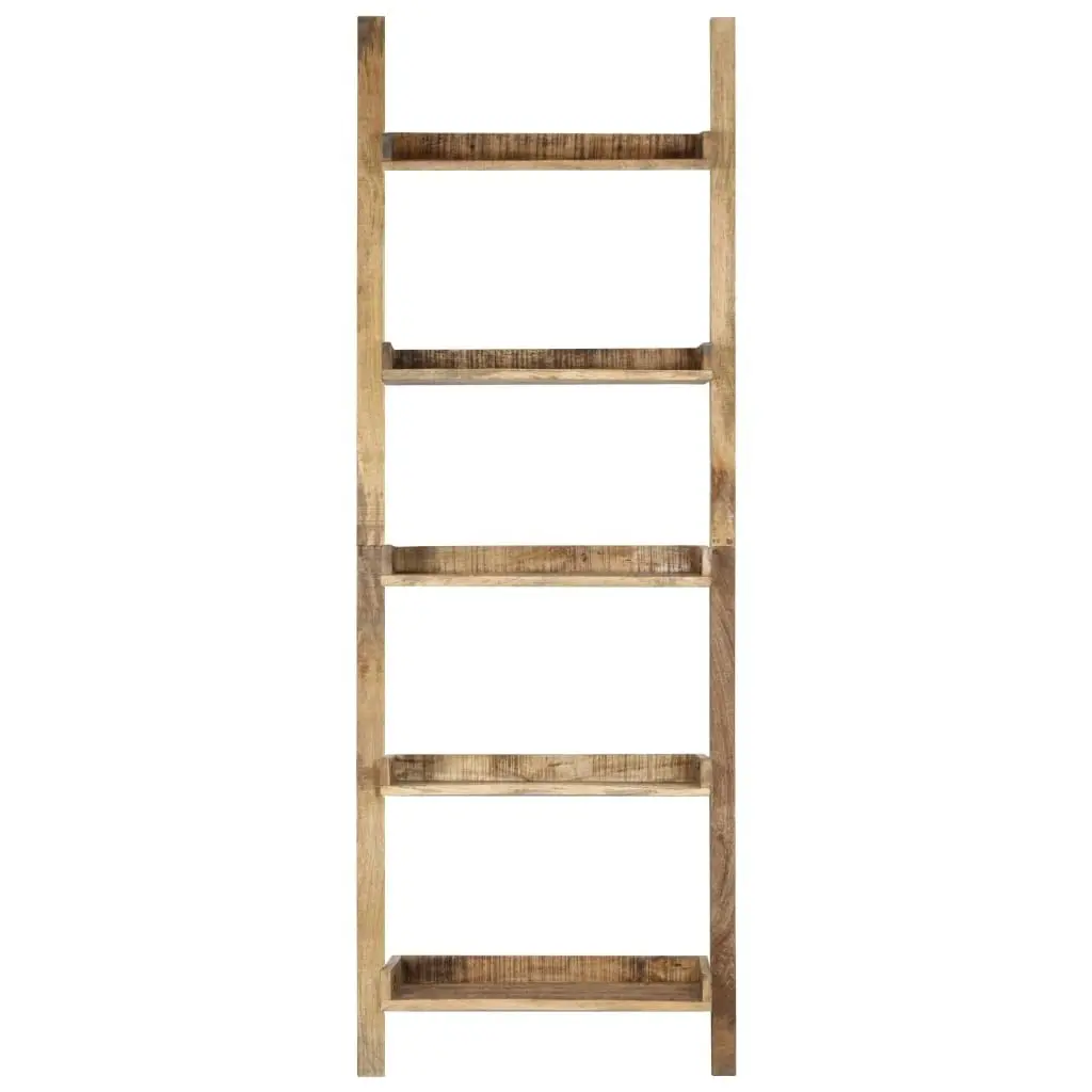 Ladder Shelf Brown 75x37x205 cm Solid Mango Wood 247873