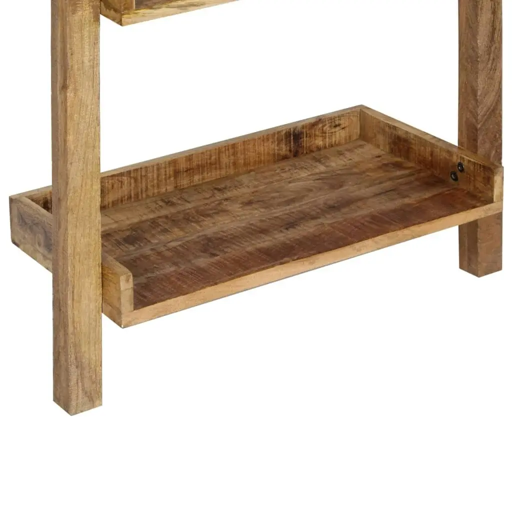 Ladder Shelf Brown 75x37x205 cm Solid Mango Wood 247873