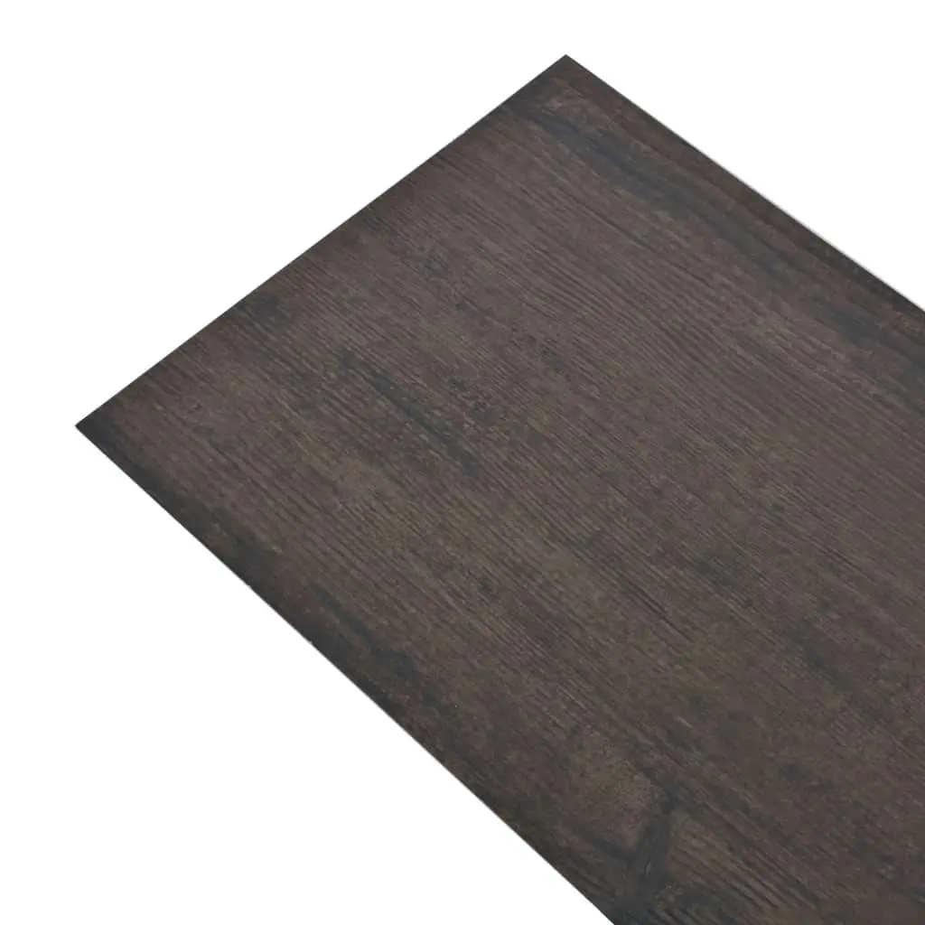 Non Self-adhesive PVC Flooring Planks 5.26 mÂ² 2 mm Oak Dark Grey 245169