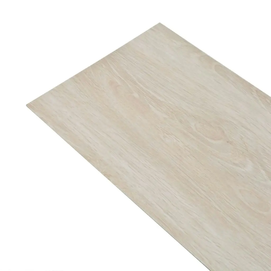 Non Self-adhesive PVC Flooring Planks 5.26 mÂ² 2 mm Oak Classic White 245164