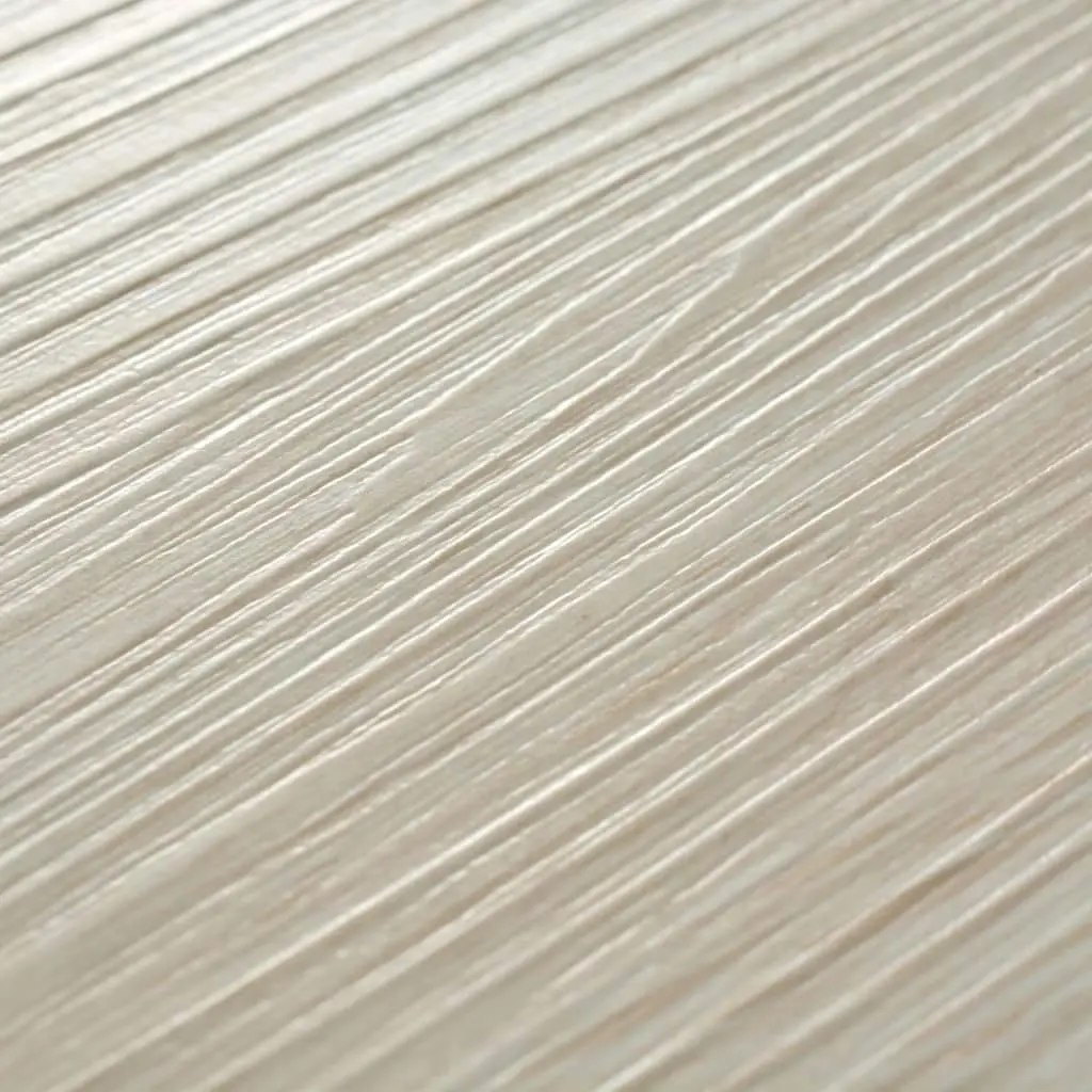 Non Self-adhesive PVC Flooring Planks 5.26 mÂ² 2 mm Oak Classic White 245164