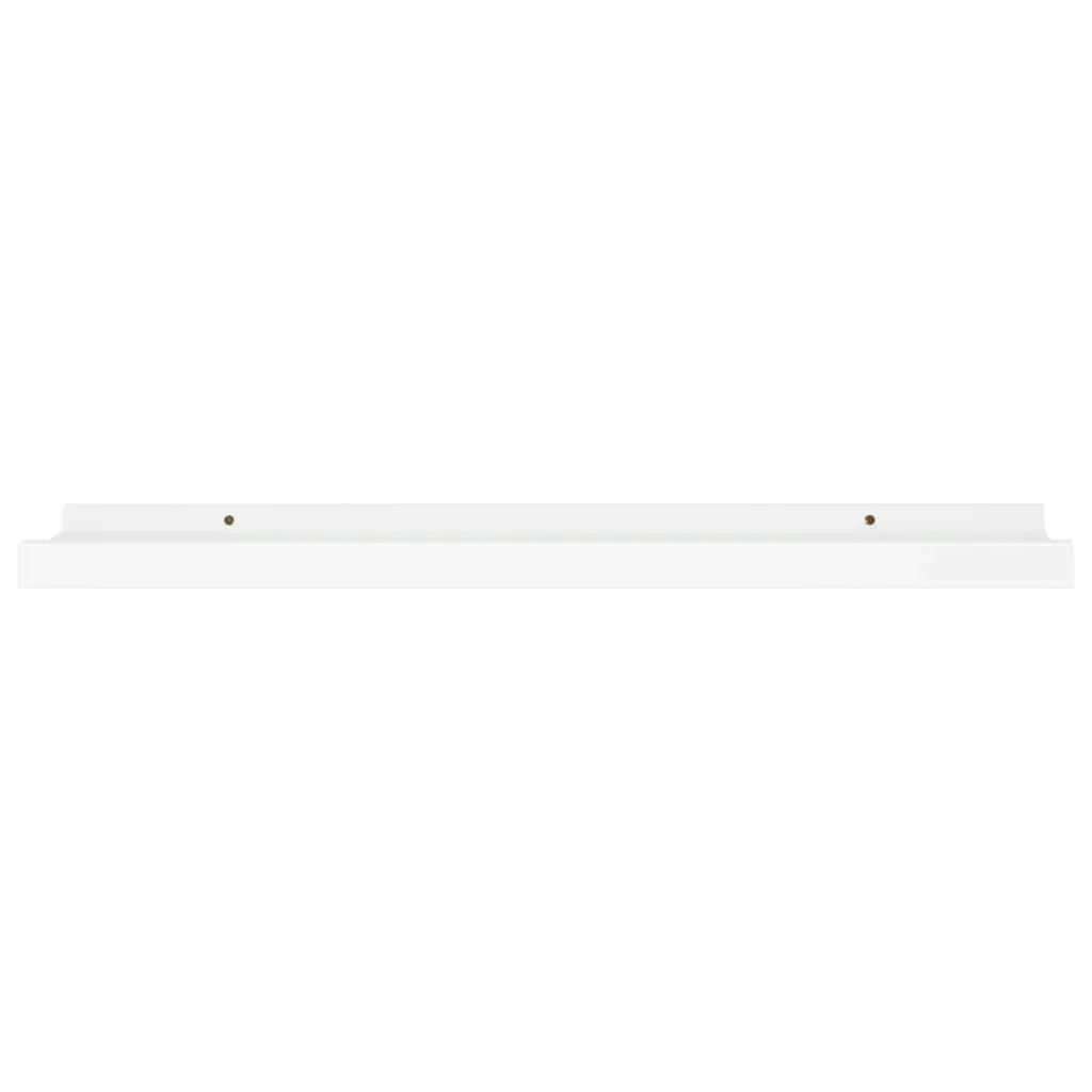 Picture Frame Ledge Shelves 2 pcs White 60x9x3 cm MDF 323929