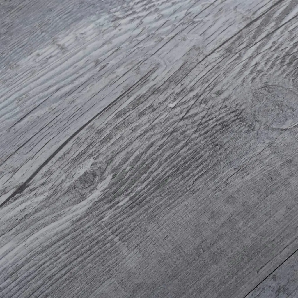 PVC Flooring Planks 5.02 mÂ² 2 mm Self-adhesive Matt Wood Grey 146602