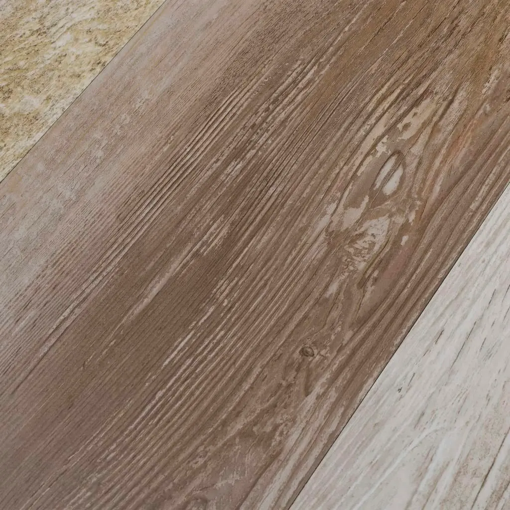 PVC Flooring Planks 5.02 mÂ² 2 mm Self-adhesive Wood Wash 146600