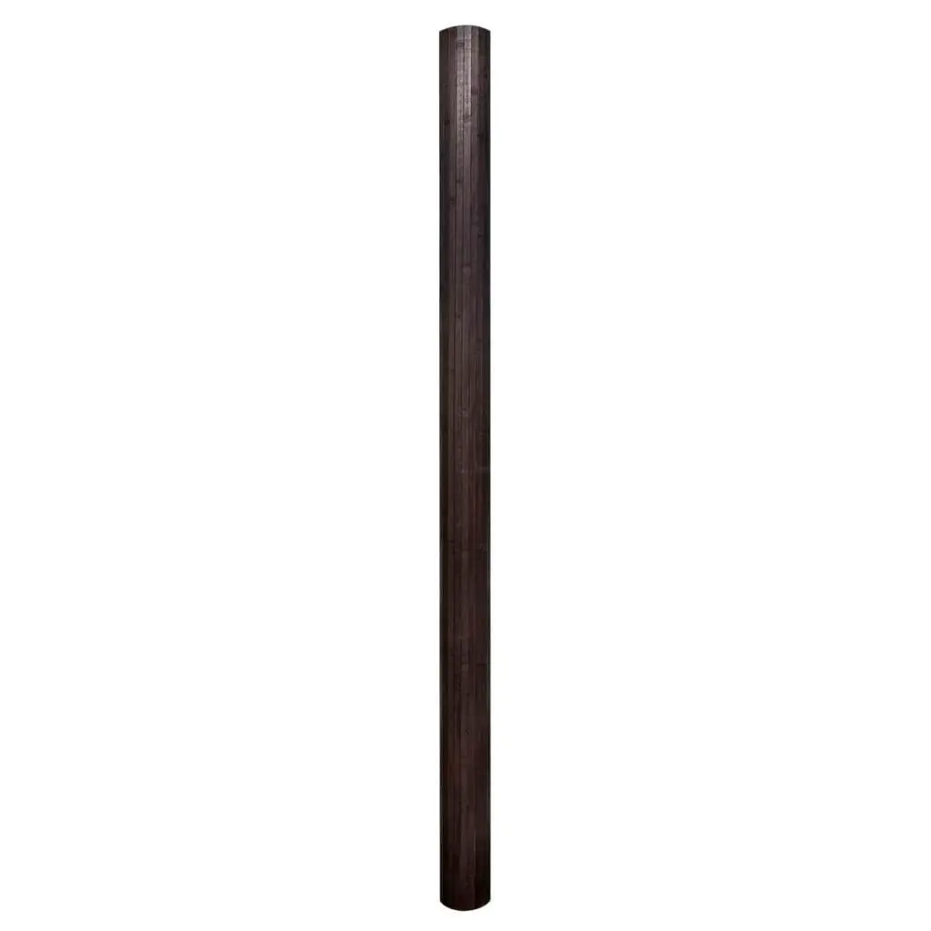 Room Divider Bamboo Dark Brown 250x165 cm 241669