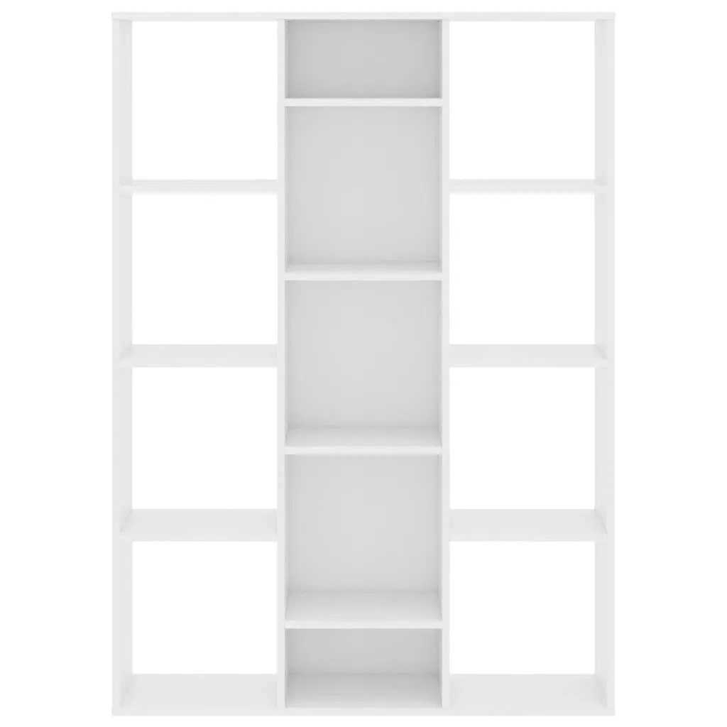 Room Divider/Book Cabinet White 100x24x140 cm Engineered Wood 800441