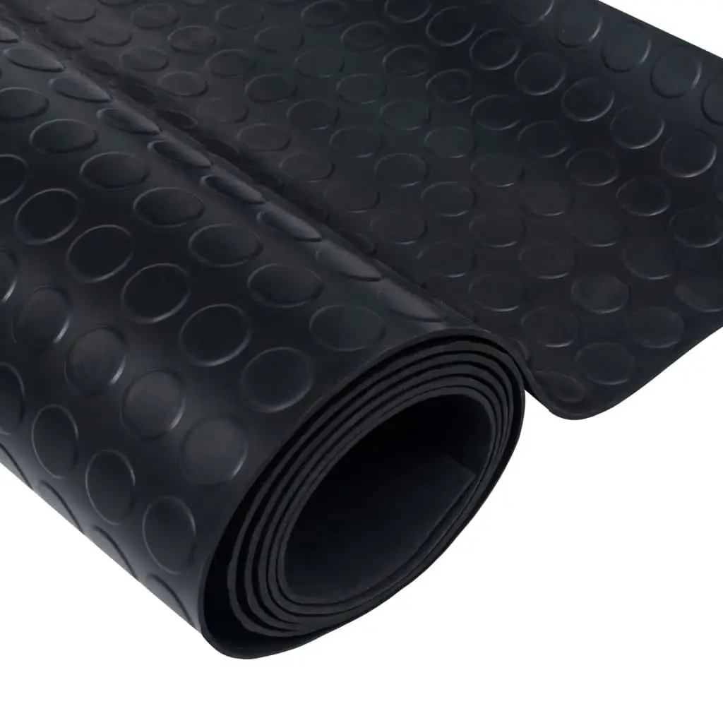 Rubber Floor Mat Anti-Slip with Dots 2 x 1 m 141174