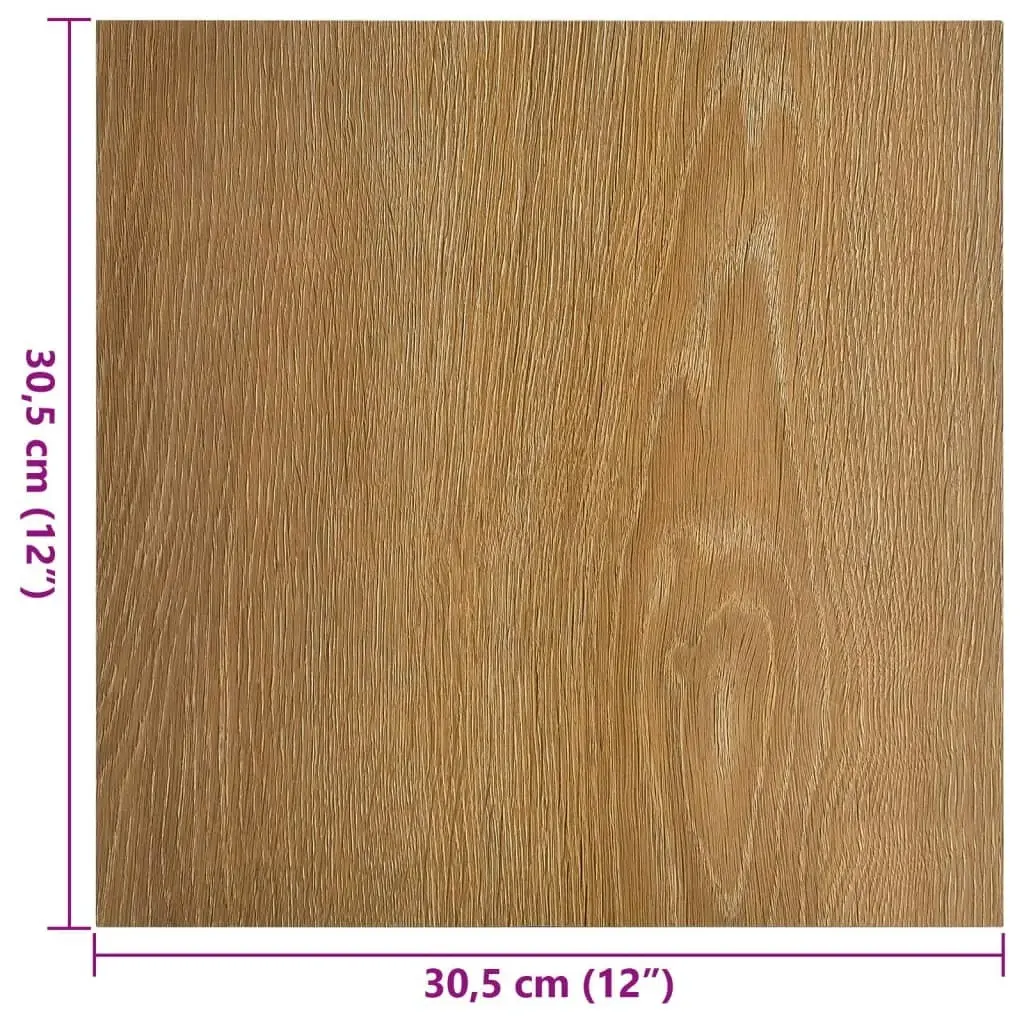 Self-adhesive Flooring Planks 20 pcs PVC 1.86 mÂ² Brown 330139