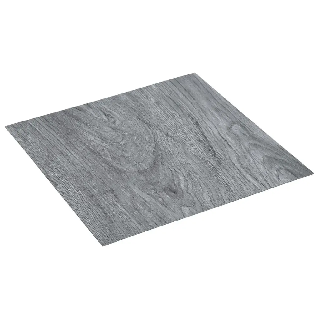 Self-adhesive Flooring Planks 20 pcs PVC 1.86 mÂ² Light Grey 330164