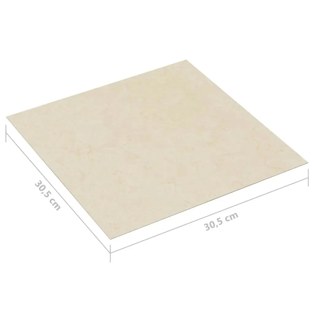 Self-adhesive Flooring Planks 20 pcs PVC 1.86 mÂ² Beige 330173