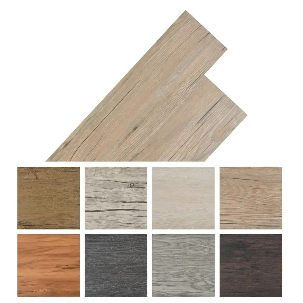 Self-adhesive PVC Flooring Planks 2.51 mÂ² 2 mm Oak Brown 342875