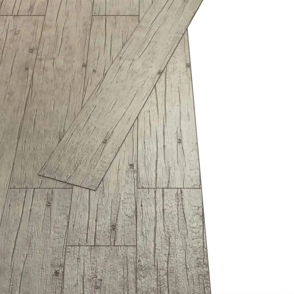 Self-adhesive PVC Flooring Planks 2.51 mÂ² 2 mm Oak Washed 342873