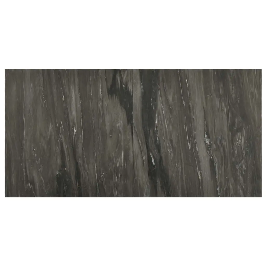 Self-adhesive Flooring Planks 55 pcs PVC 5.11 mÂ² Dark Grey 324665