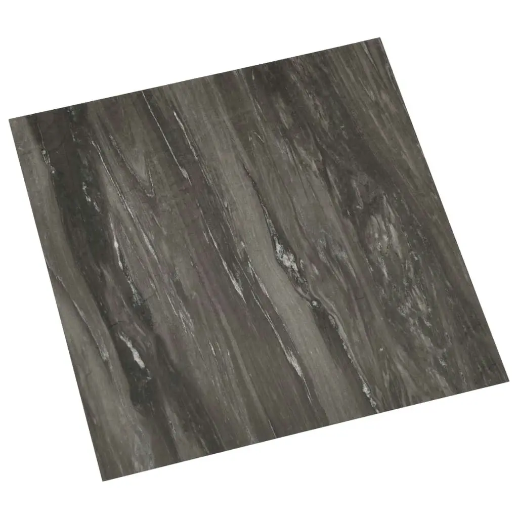 Self-adhesive Flooring Planks 55 pcs PVC 5.11 mÂ² Dark Grey 324665