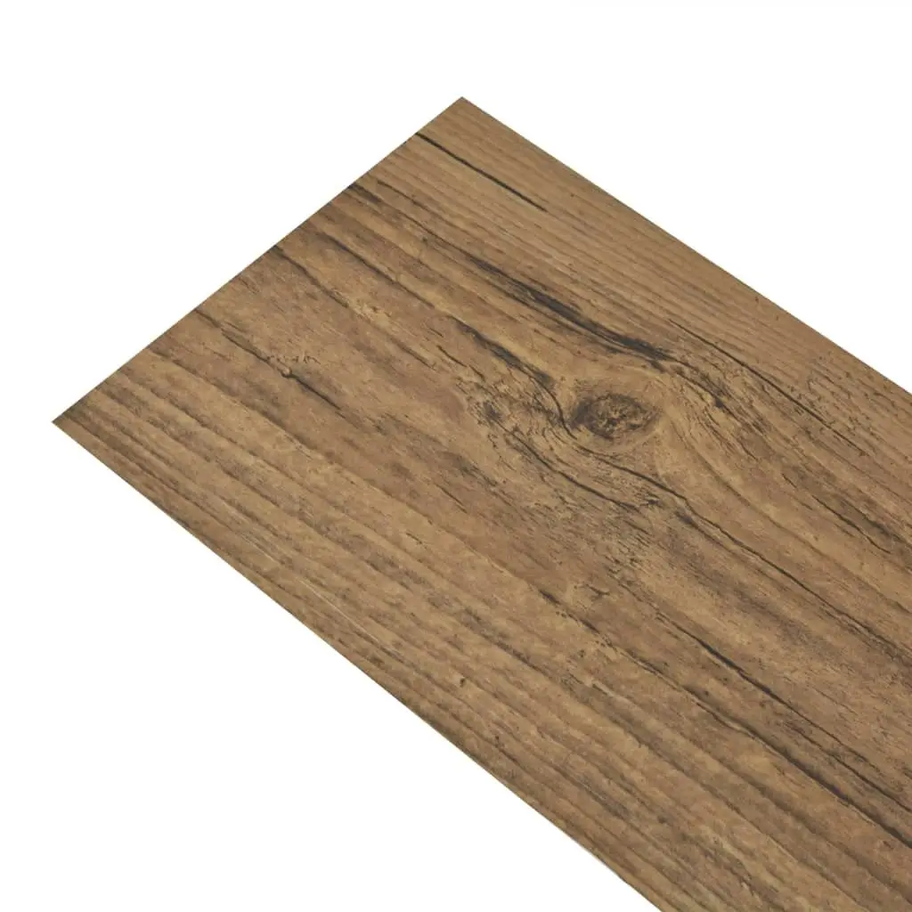 Self-adhesive PVC Flooring Planks 2.51 m² 2 mm Walnut Brown 342872