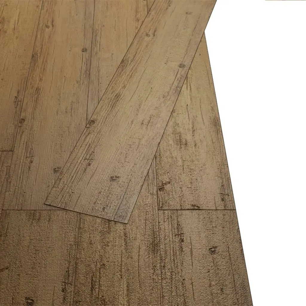 Self-adhesive PVC Flooring Planks 2.51 m² 2 mm Walnut Brown 342872