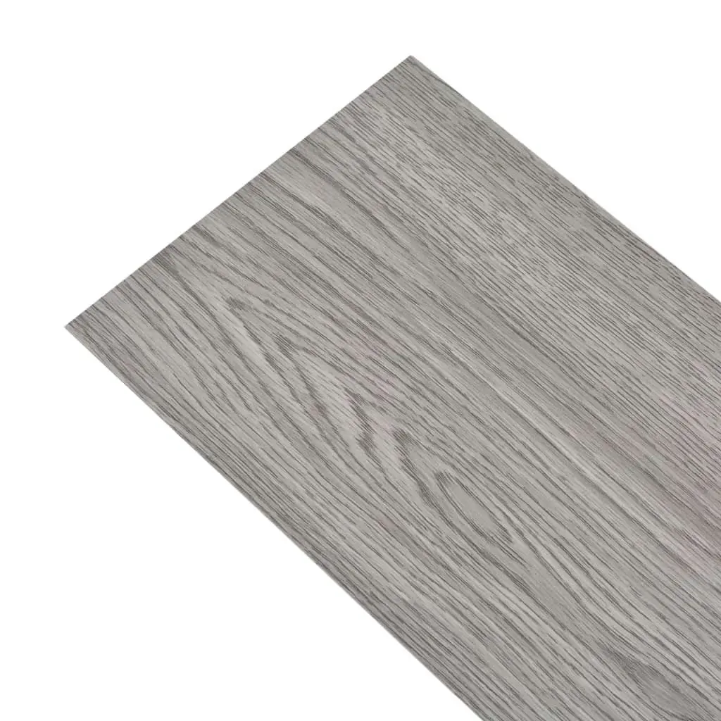 Self-adhesive PVC Flooring Planks 5.02 mÂ² 2 mm Dark Grey 245176