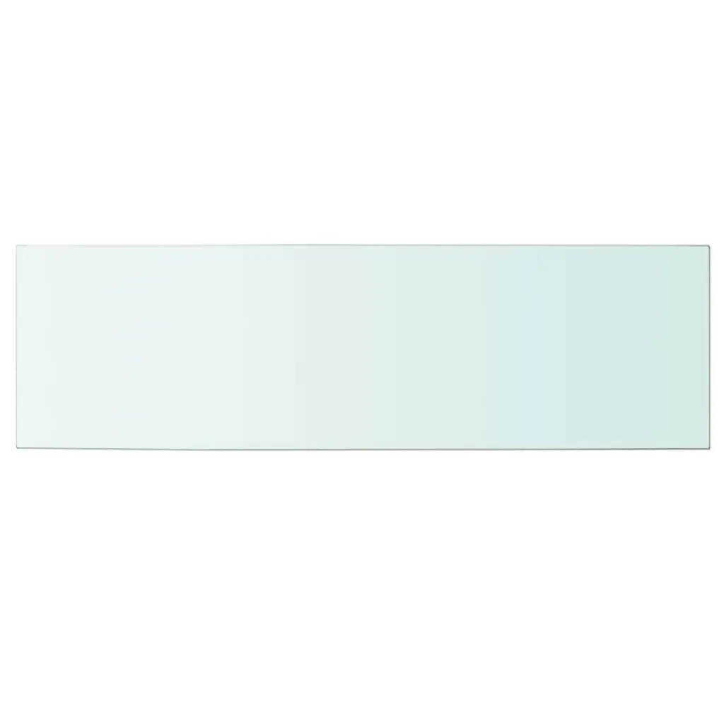 Shelf Panel Glass Clear 100x30 cm 243846