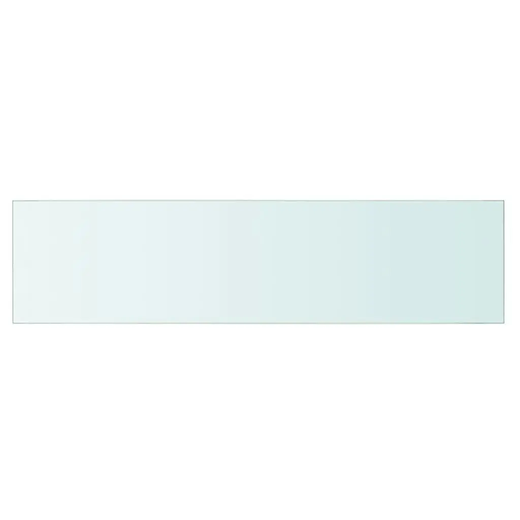 Shelf Panel Glass Clear 80x20 cm 243834