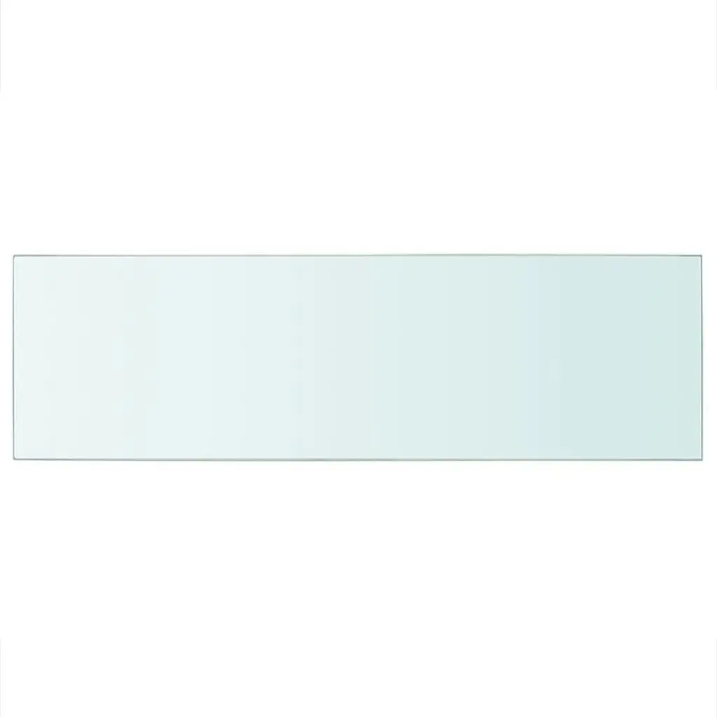 Shelf Panel Glass Clear 80x25 cm 243835