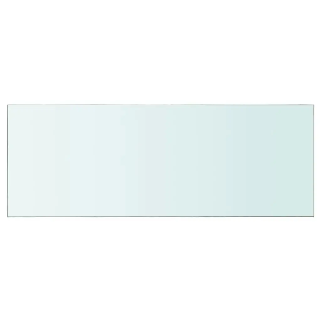 Shelf Panel Glass Clear 80x30 cm 243836