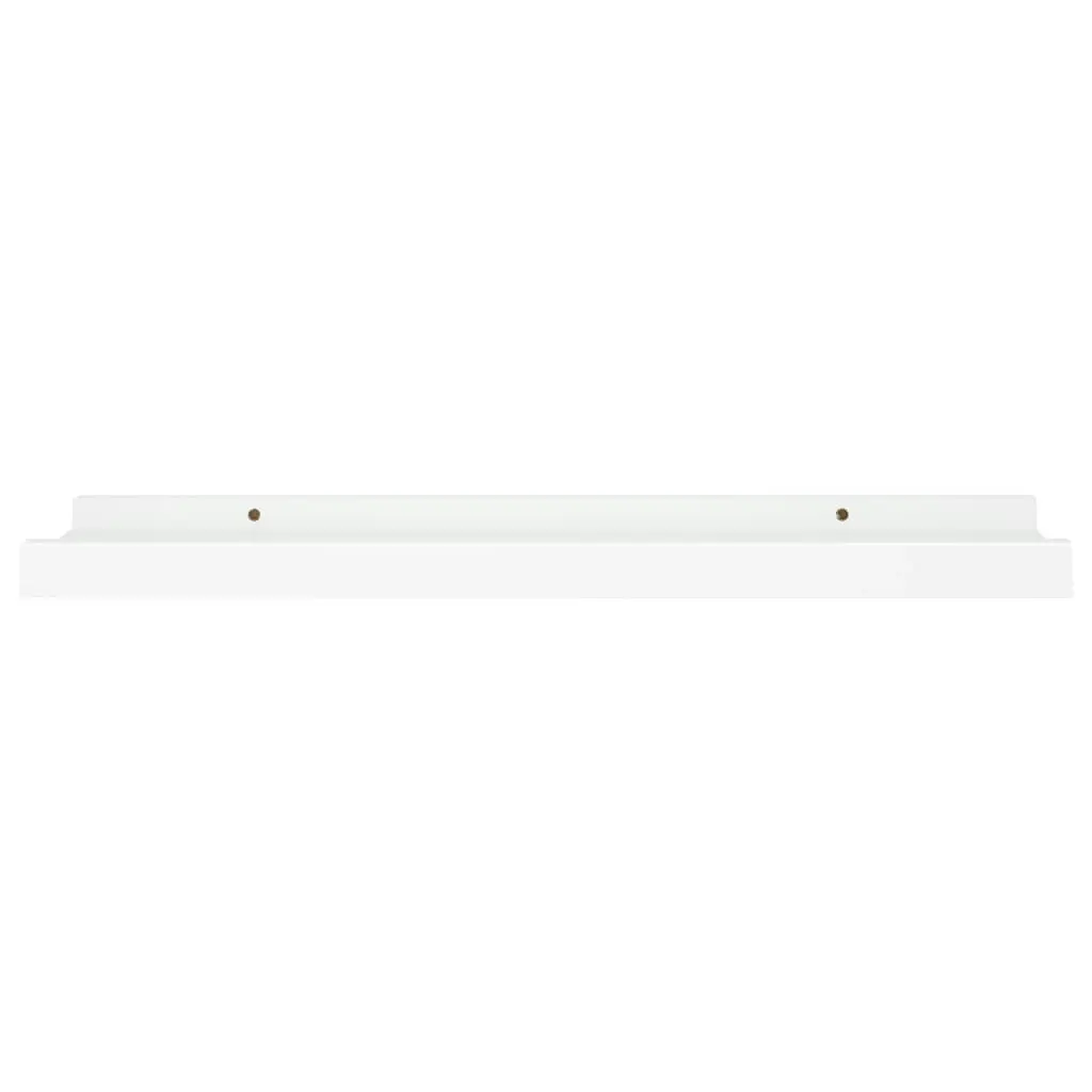 Picture Frame Ledge Shelves 2 pcs White 40x9x3 cm MDF 323928