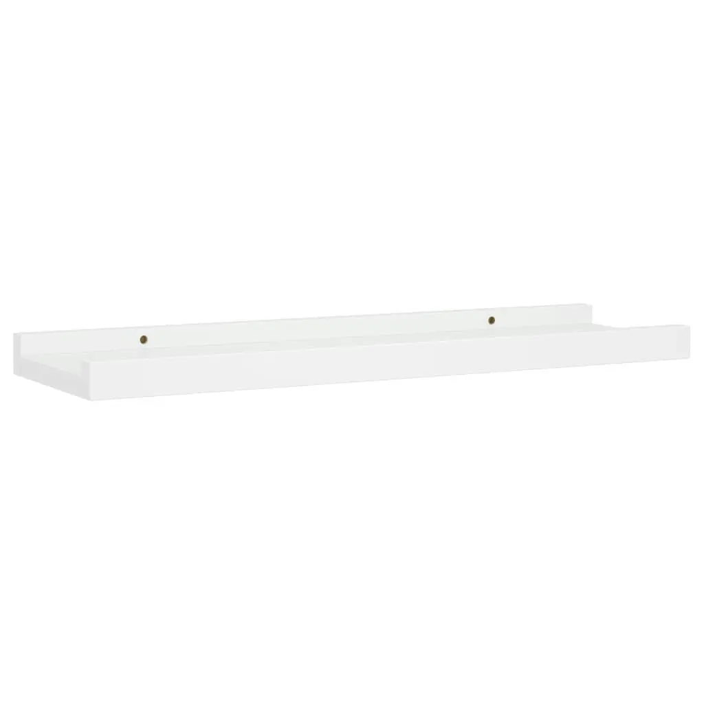 Picture Frame Ledge Shelves 2 pcs White 40x9x3 cm MDF 323928