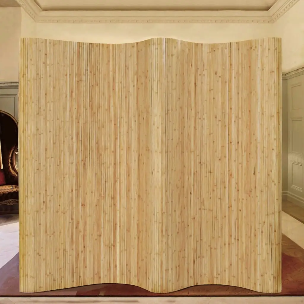 Room Divider Bamboo 250x165 cm Natural 247197