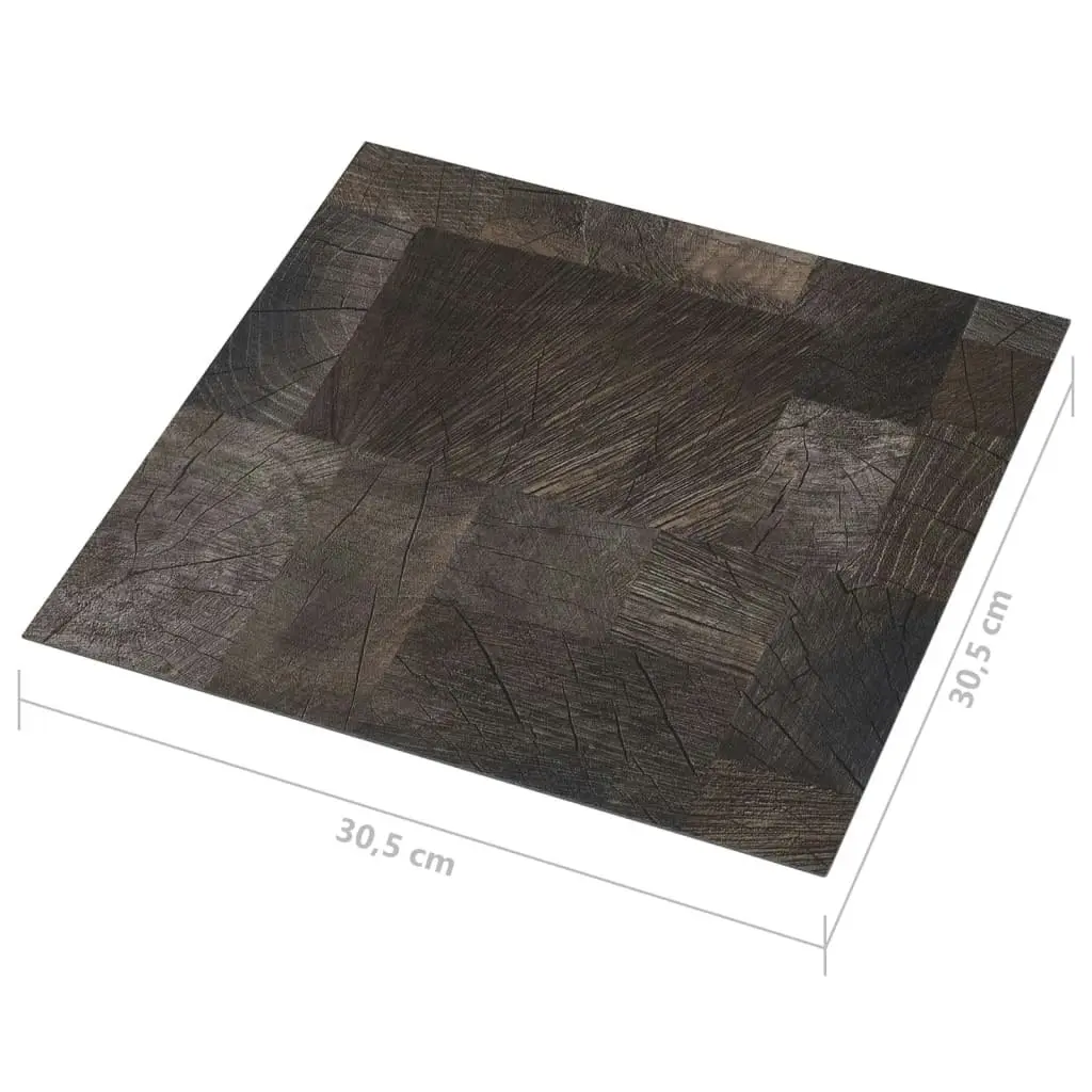 Self-adhesive Flooring Planks 20 pcs PVC 1.86 mÂ² Wood Structure 330170