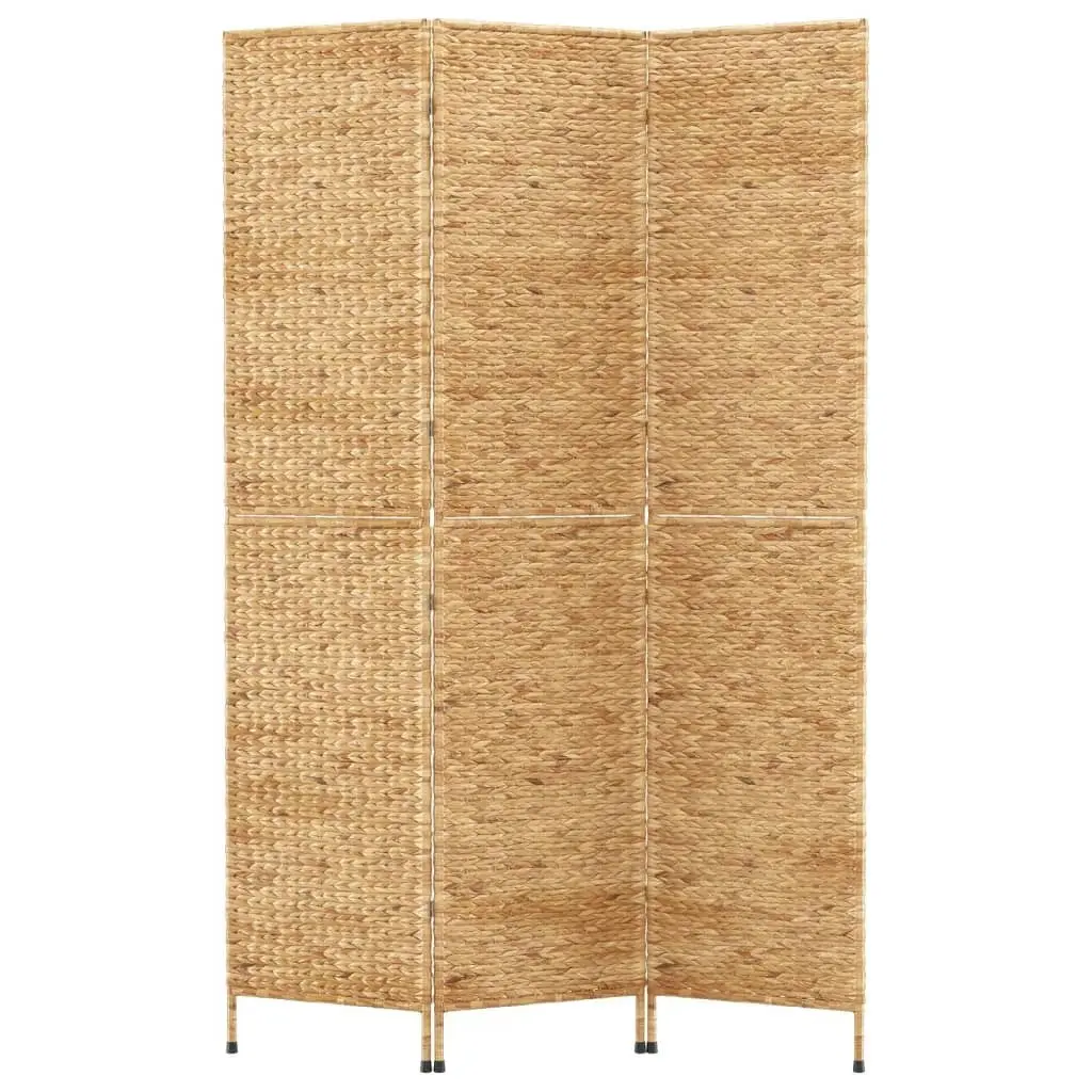 Room Divider 3-Panel 122x180 cm Water Hyacinth 355191