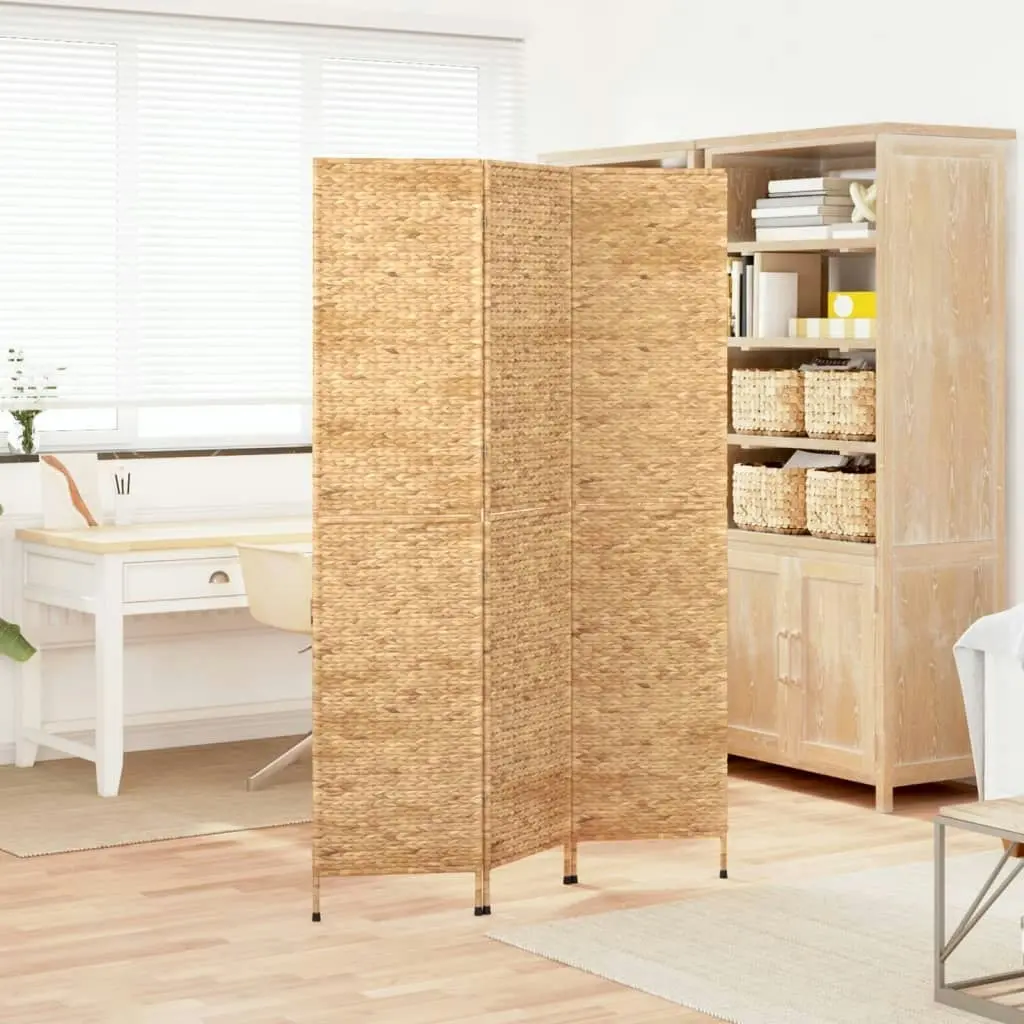 Room Divider 3-Panel 122x180 cm Water Hyacinth 355191