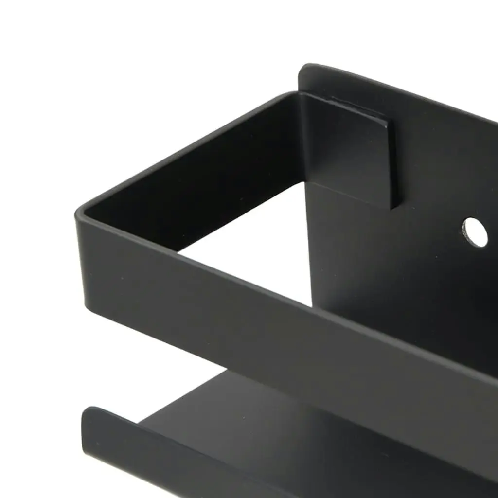 Shower Shelf Matt Black 23x6.5x6 cm Brushed 304 Stainless Steel 4004908