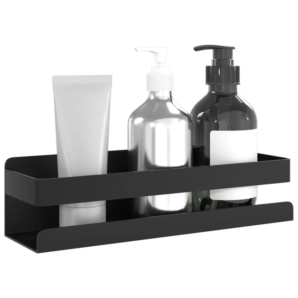 Shower Shelf Matt Black 23x6.5x6 cm Brushed 304 Stainless Steel 4004908