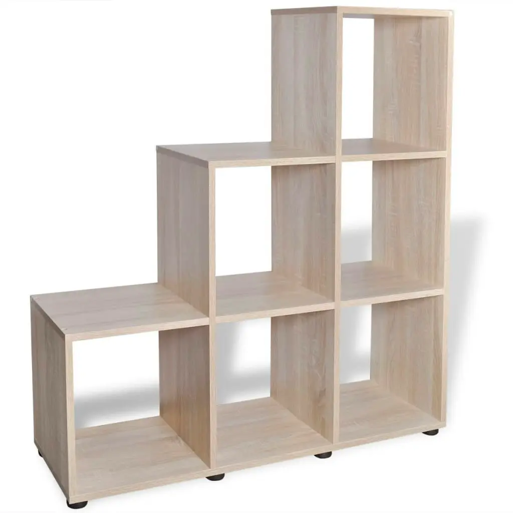 Staircase Bookcase/Display Shelf 107 cm Oak 242553