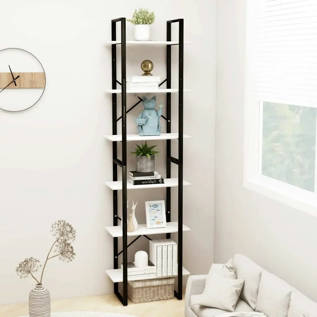 Storage Shelf White 60x30x210 cm Solid Wood Pine 806523