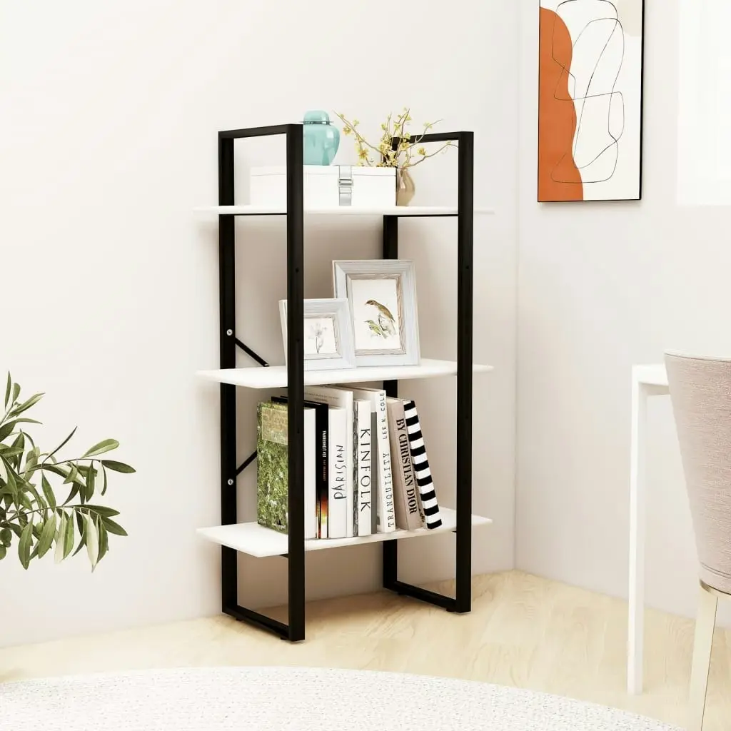 Storage Shelf White 60x30x105 cm Solid Pine Wood 806513