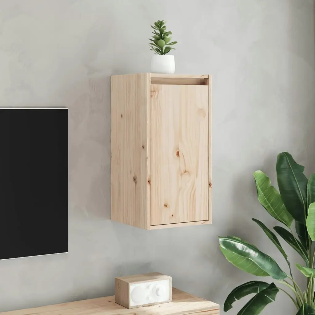 Wall Cabinet 30x30x60 cm Solid Wood Pine 813485