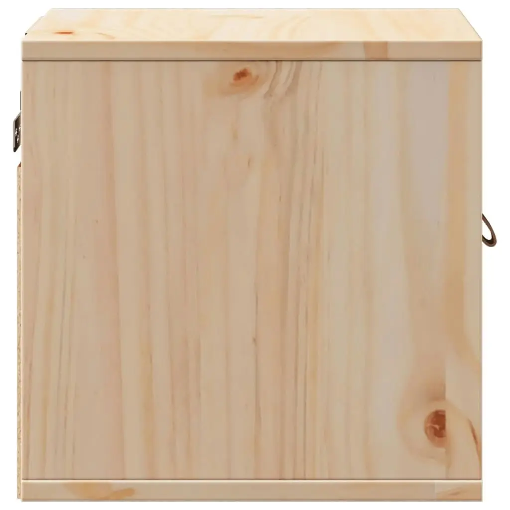 Wall Cabinets 2 pcs 31.5x30x30 cm Solid Wood Pine 818356