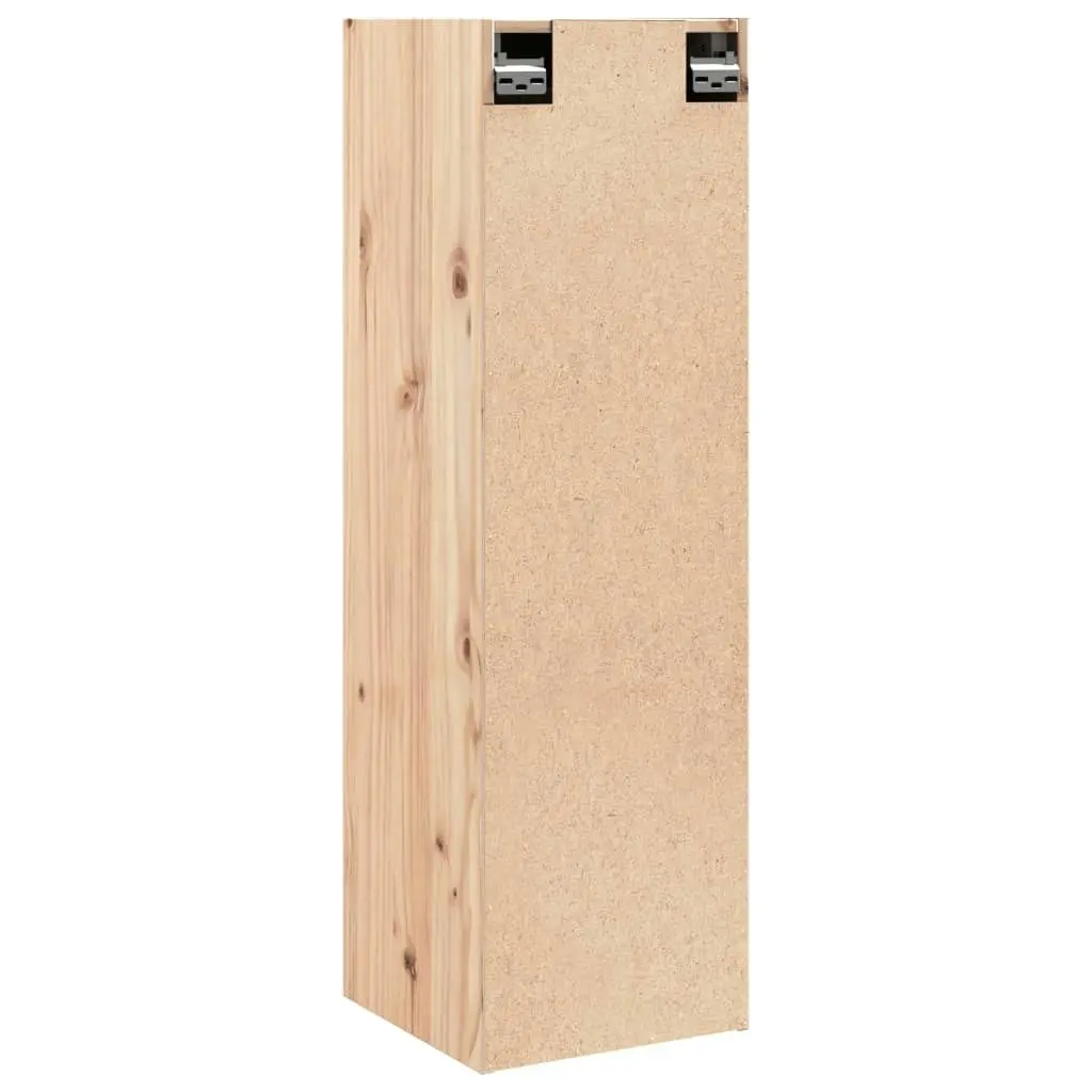 Wall Cabinets 2 pcs 30x30x100 cm Solid Wood Pine 813506