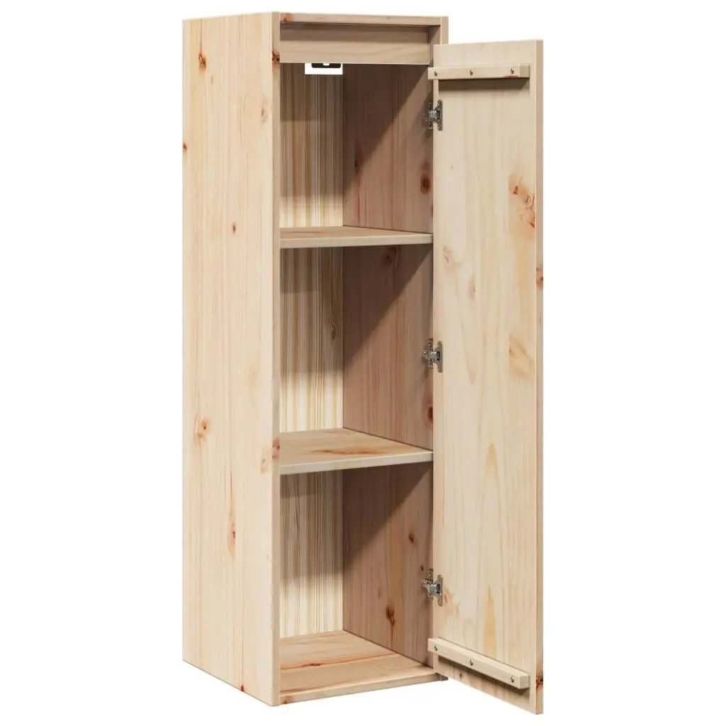 Wall Cabinets 2 pcs 30x30x100 cm Solid Wood Pine 813506