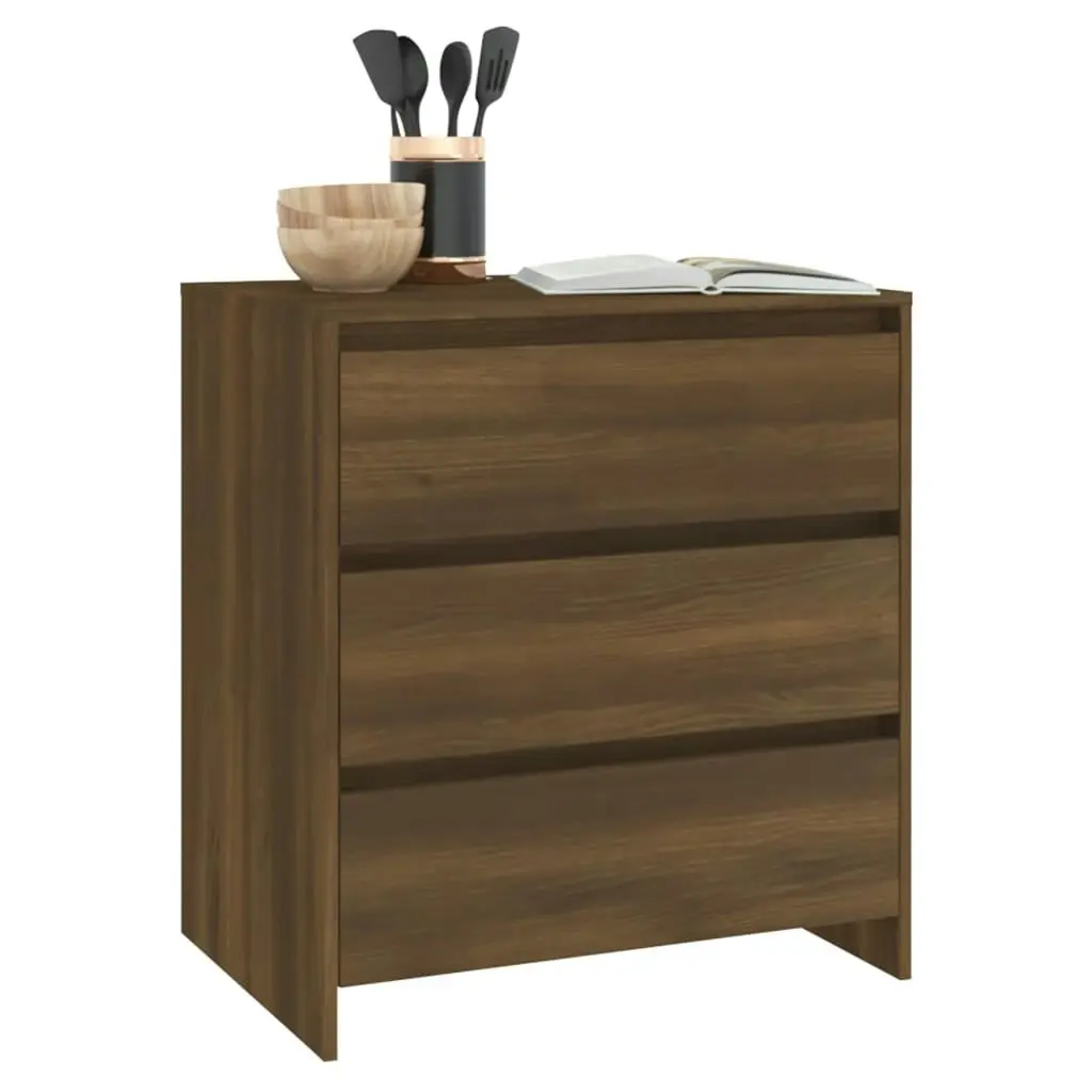 Sideboard Brown Oak 70x41x75 cm Engineered Wood 813007