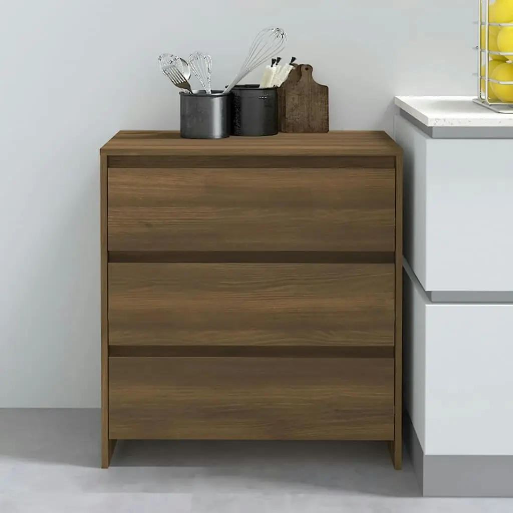 Sideboard Brown Oak 70x41x75 cm Engineered Wood 813007