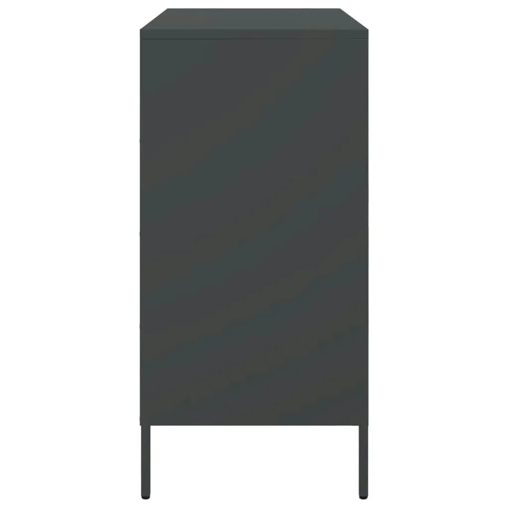 Sideboard Black 68x39x79 cm Steel 842952