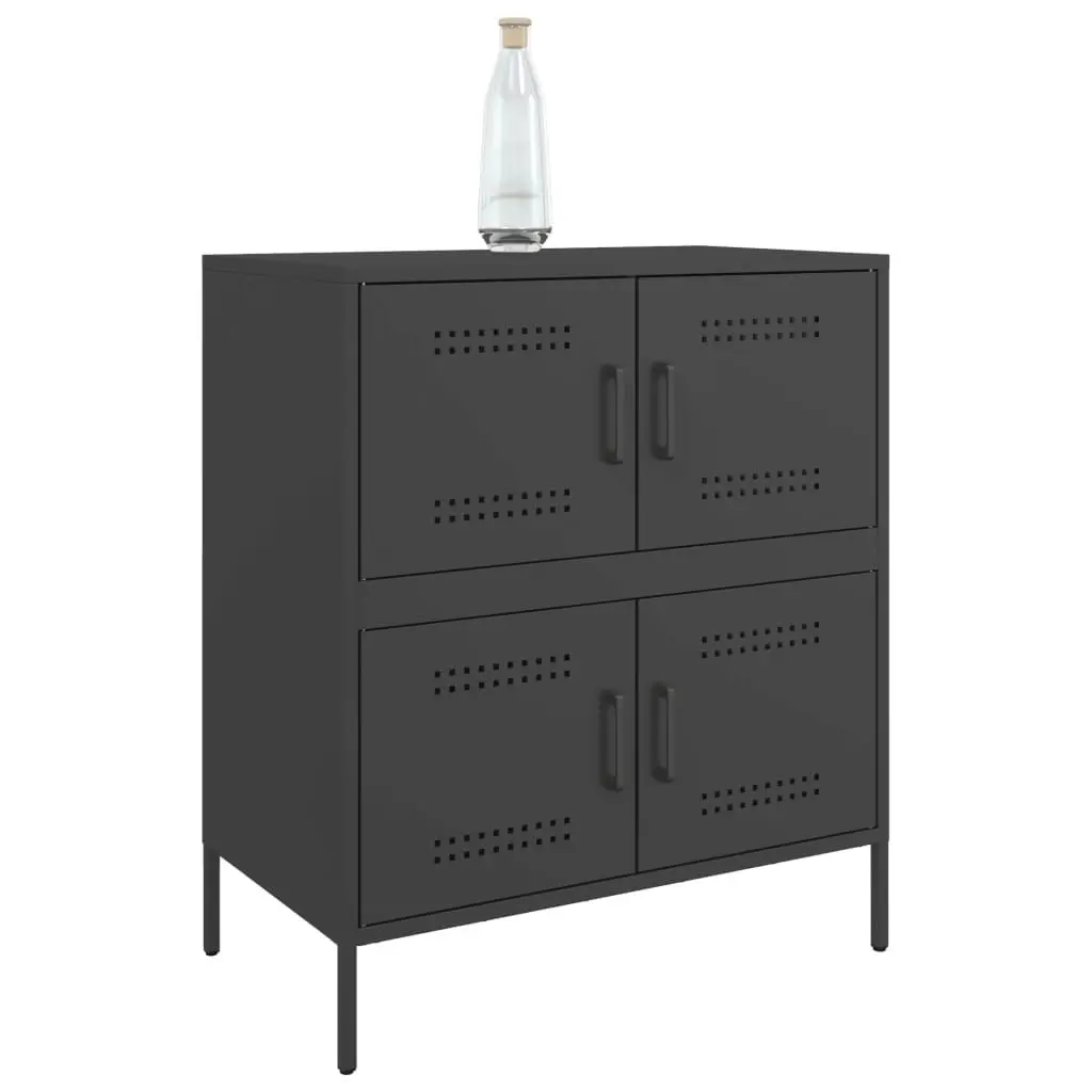 Sideboard Black 68x39x79 cm Steel 842952