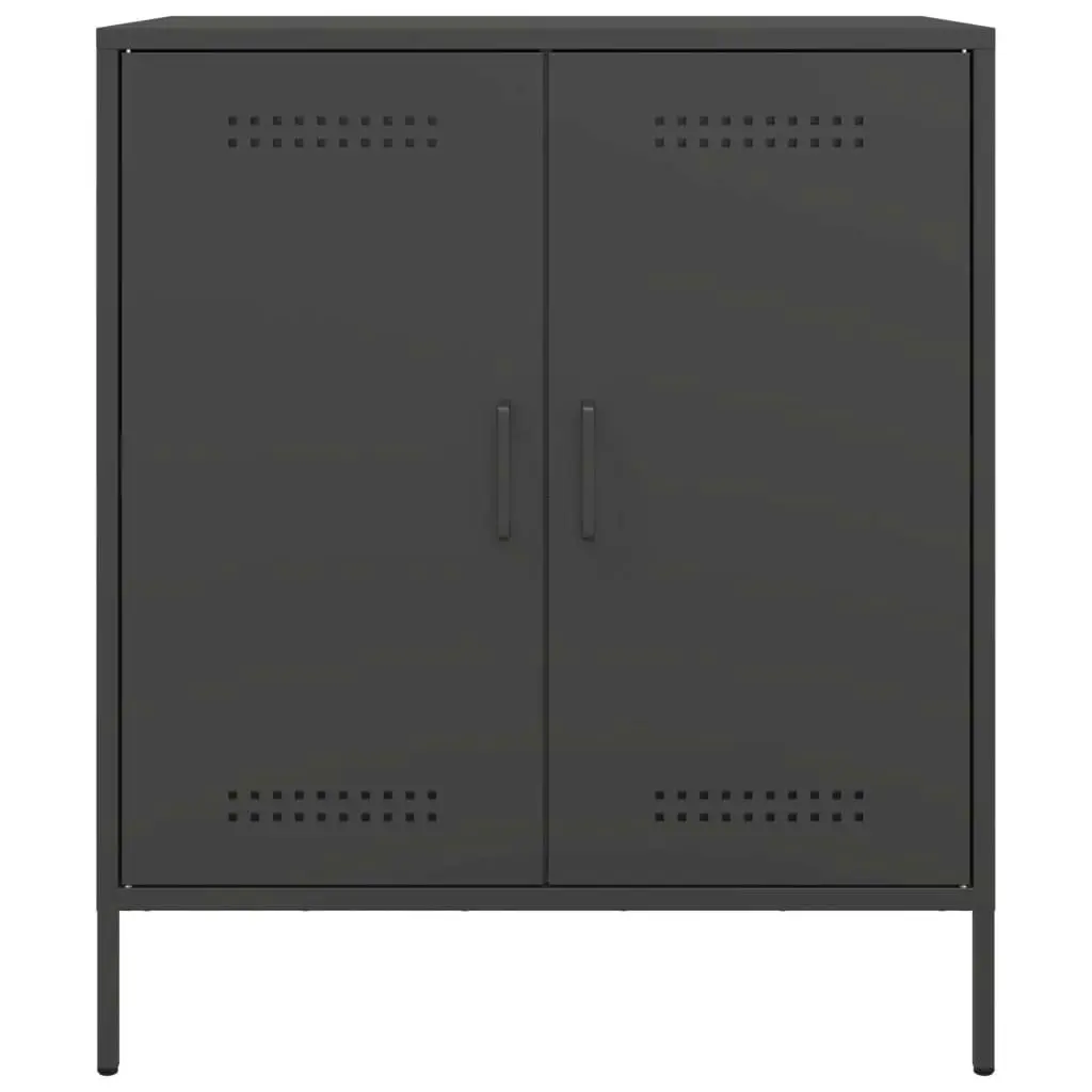 Sideboard Black 68x39x79 cm Steel 842976