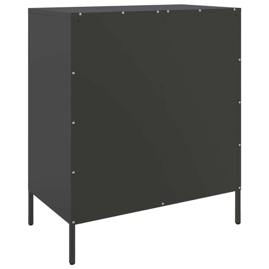 Sideboard Black 68x39x79 cm Steel 842976