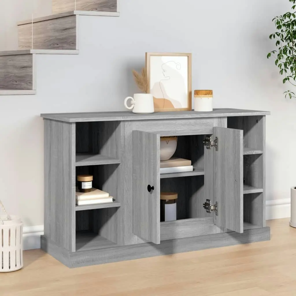 Sideboard Grey Sonoma 100x35.5x60 cm Engineered Wood 816446