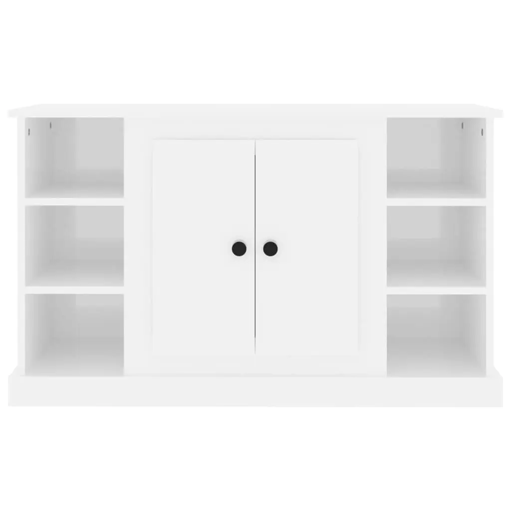 Sideboard High Gloss White 100x35.5x60 cm Engineered Wood 816442