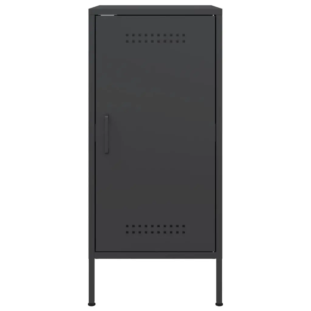 Sideboards 2 pcs Black 36x39x79 cm Cold-rolled Steel 843013