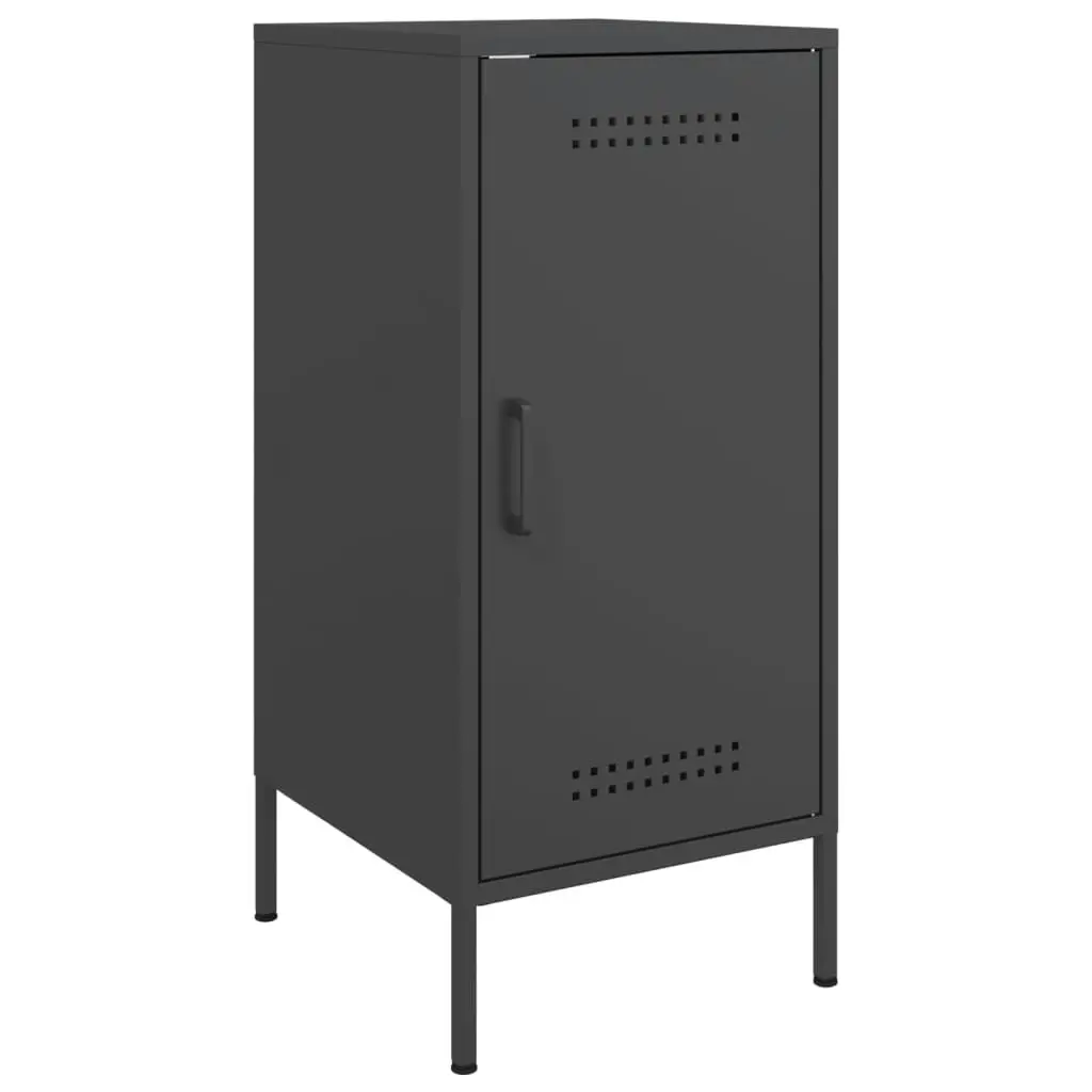 Sideboards 2 pcs Black 36x39x79 cm Cold-rolled Steel 843013